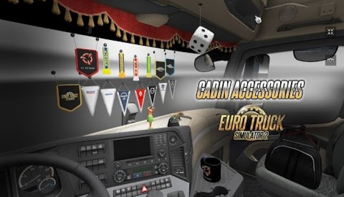 Euro Truck Simulator 2 Cabin Accessories - video